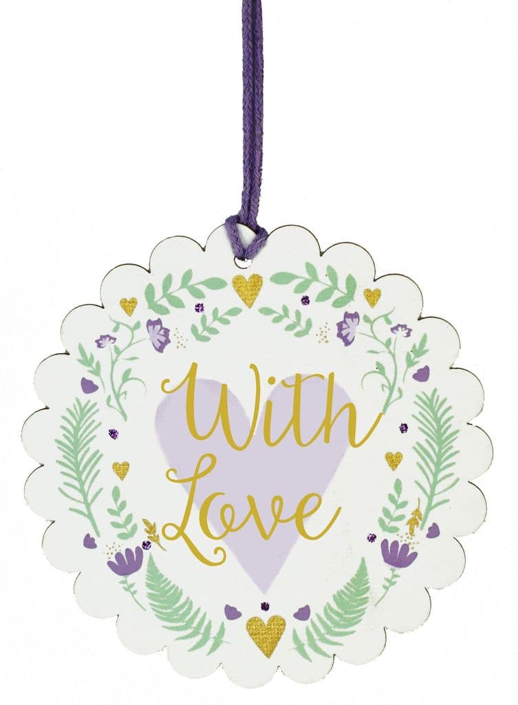 V42260 - Wedding Day Floral Tags s/4 12/PK