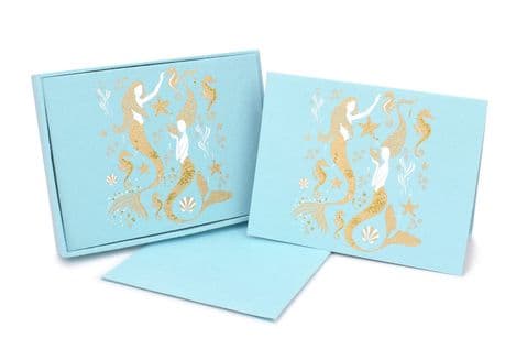 V42420 - Mermaids Note Cards s/8 6/PK