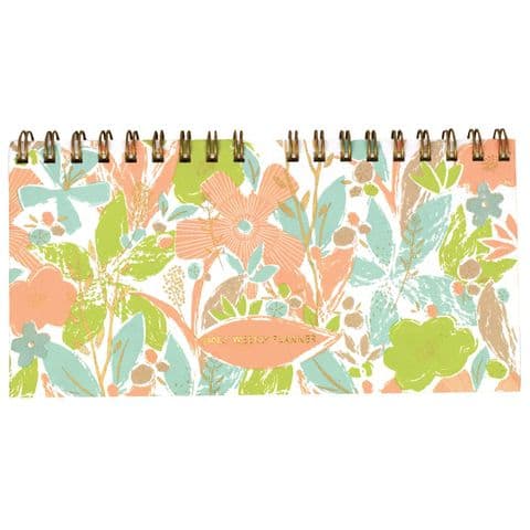 V46411 - Textured Floral Weekly Planner 4/PK