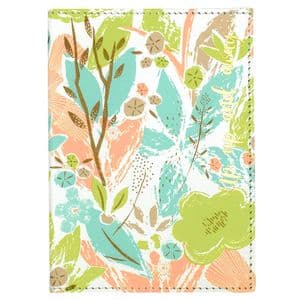 V46664 - Textured Floral Passport Cover 4/PK