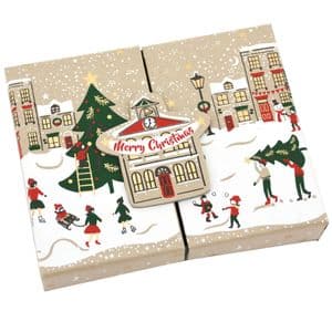 V47753 - Xmas Town Gift Card Box 4/PK