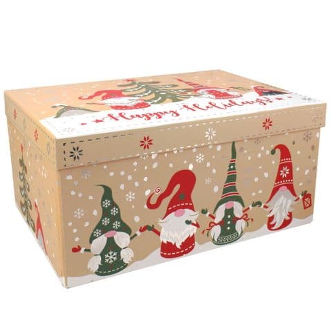 V47838 - Holiday Gnome Folding XL Box 4/PK