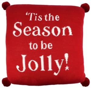 V48453 - Jolly & Jingle 16" Pillow Red 2/PK