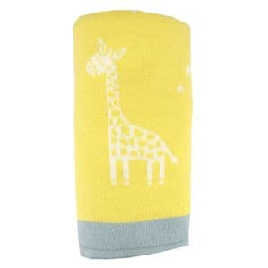 V48989 - Giraffe Reversible Baby Blanket 2/PK