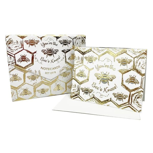 V49252 - Bees Note Cards S/8 6/PK
