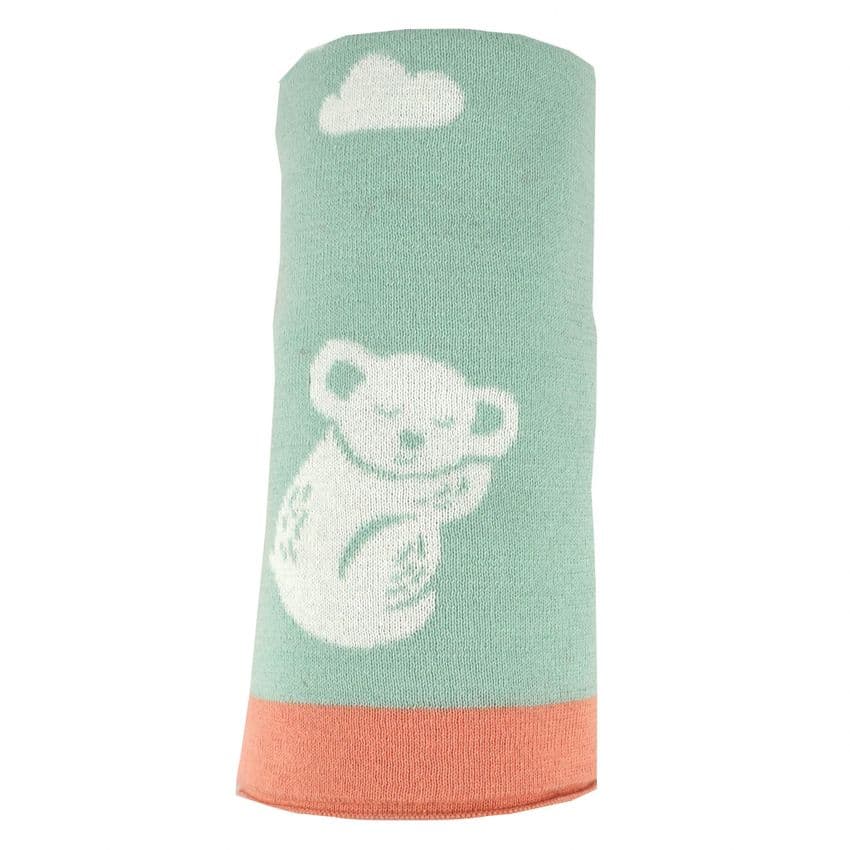V49375 - Koala Reversible Baby Blanket 2/PK