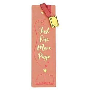 V50470 - Just One More Page Board Book Mark  - BBM456 12PK