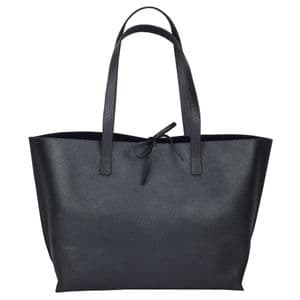 V50555 - Large Leather Tote Anthracite - LLTB.84