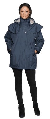 ❤️ Plus ❤️ Womens Waterproof Stormwear Navy Rain Jacket db5022