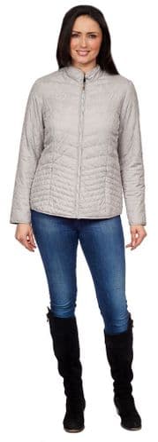 ❤️ Up to Plus ❤️ Womens Chevron Quilted Stone Jacket db222