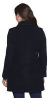❤️ Up to Plus ❤️ Womens Kesta  Luxury Cashmere Wool Long Black Jacket K804J