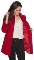 ❤️ Up to Plus ❤️ Womens Kesta  Luxury Cashmere Wool Long Red Jacket K804J