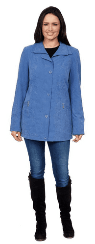 ❤️ Up to Plus ❤️ Womens Long Blue Jacket db178