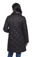 ❤️ Up to Plus ❤️ Womens Quilted Black Coat db5046