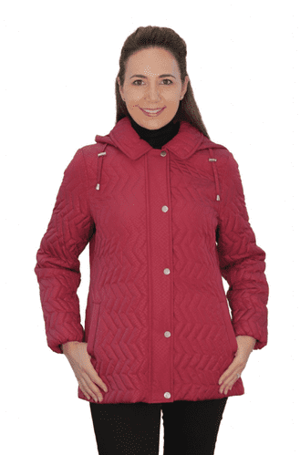 Womens Chevron Pattern Quilted Jacket db1414