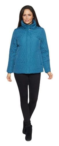 Womens Chevron Stitched Quilted Jacket db1416
