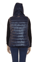 Womens Luxury Quilted Feather Down Pink Navy Gilet db324