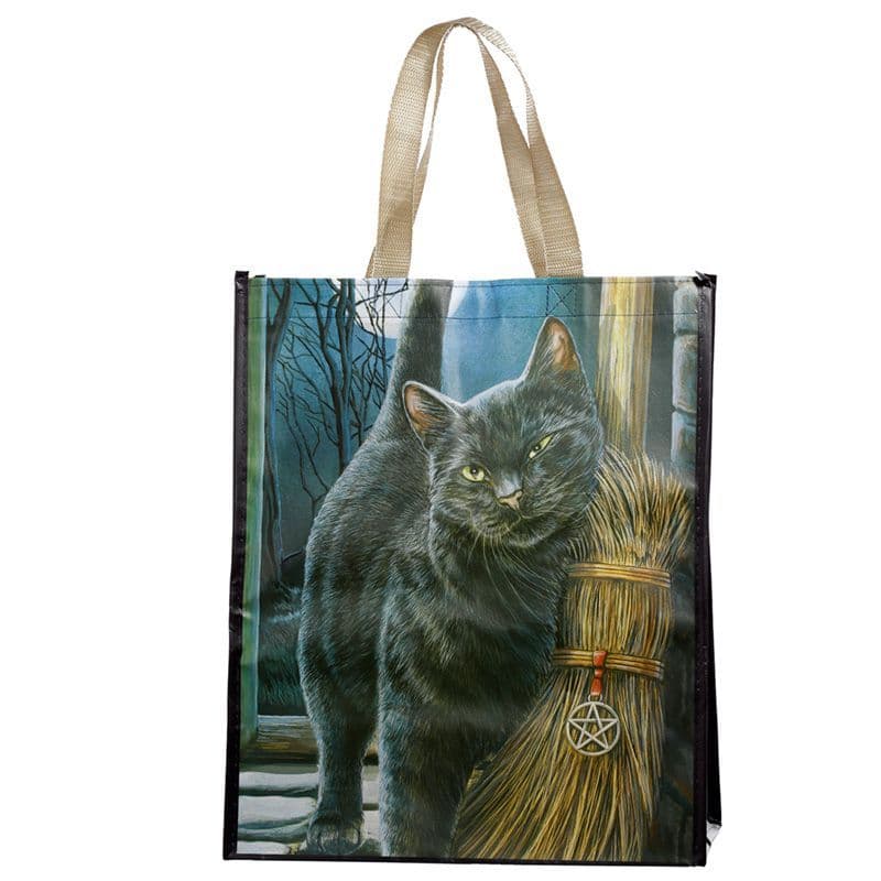 A Brush with Magick Cats Reusable Shopping Bag by Lisa Parker