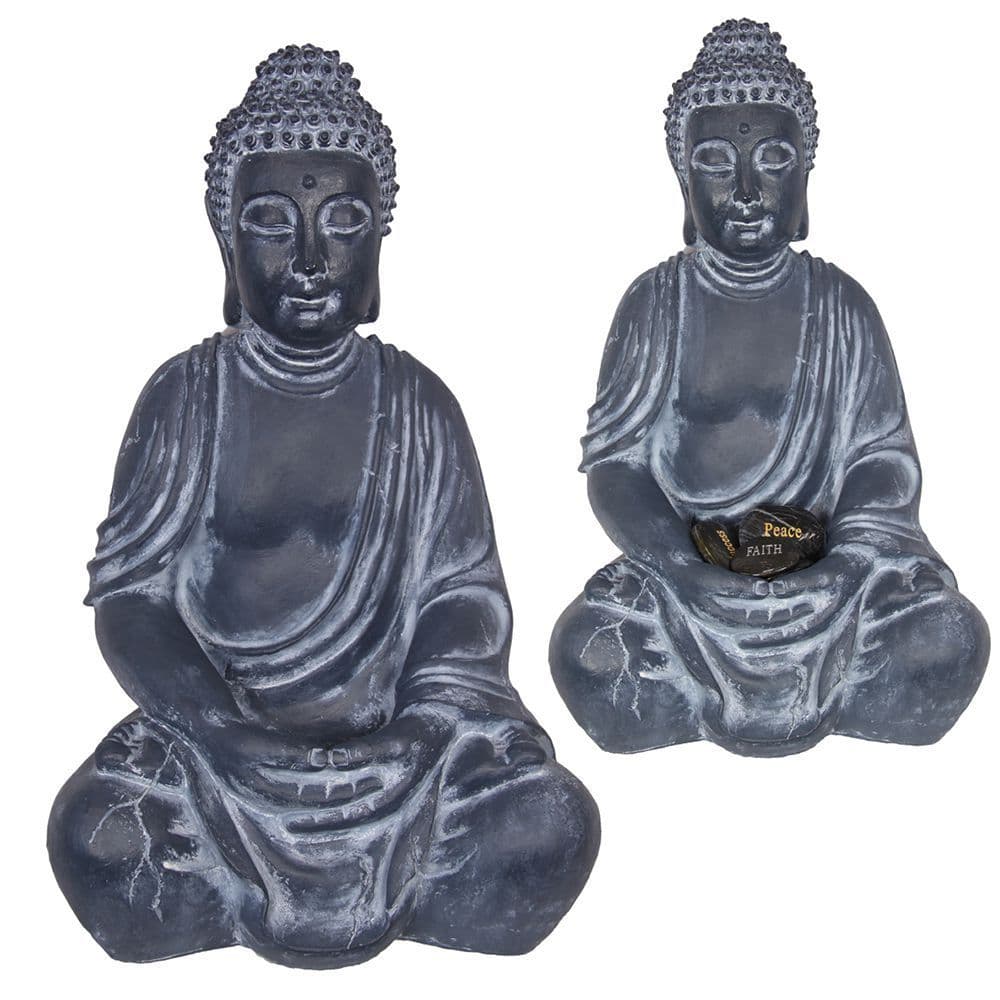 Antique Blue Rulai Buddha Ornament