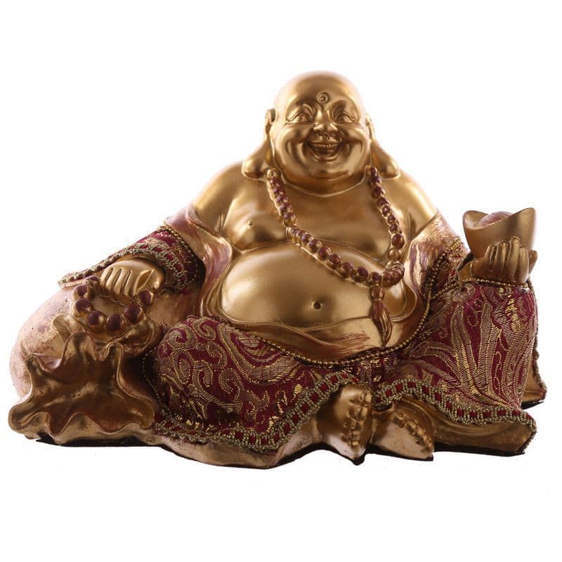 Chinese Buddha Figurine - Hand on Sack