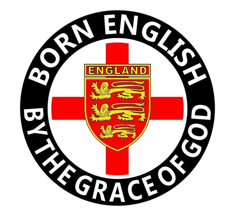 England Car Sticker 