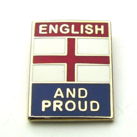 "English and Proud" Small England Badge