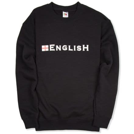 "English" England Sweatshirt - Black