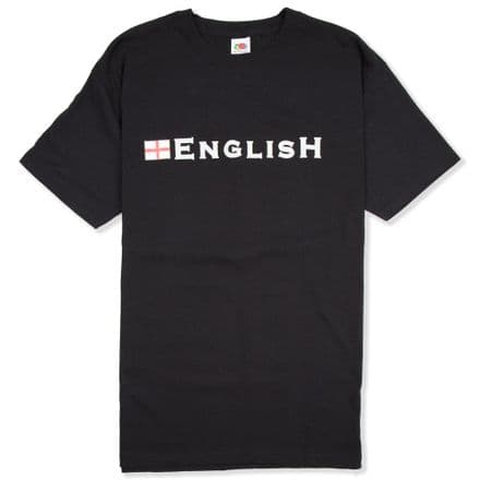 "English" T-shirt - Black            .