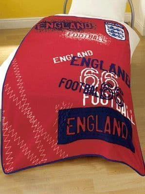 England "66" Red Fleece Blanket