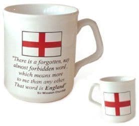 British By Birth English by the Grace of God SAINT GEORGE & DRAGON ENGLAND MUG 