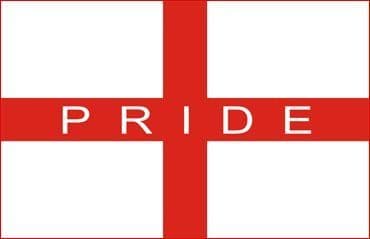 England St George Pride Car Window Sticker