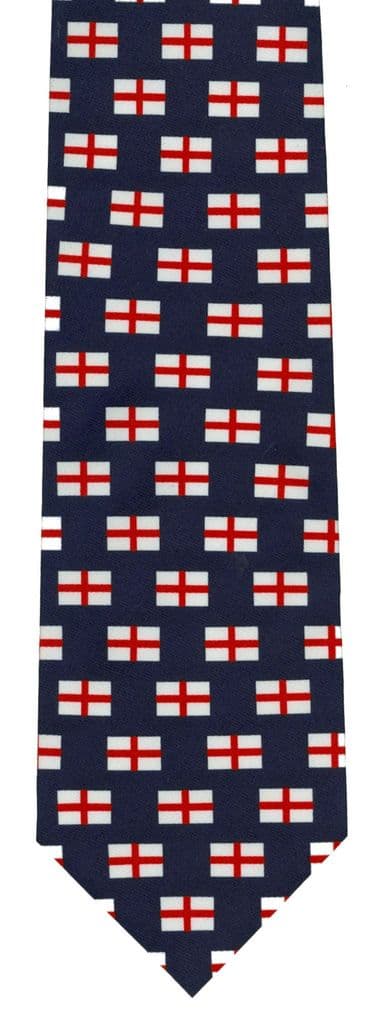 England Tie with Cross of St George design