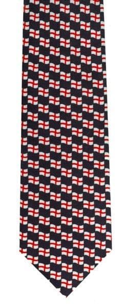 England Tie with Cross of St George design
