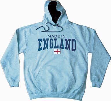 Made In England Hoodie - Heather Grey