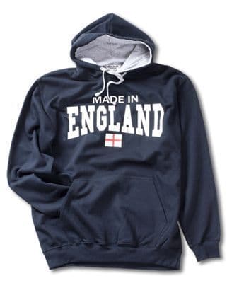 Made In England Hoodie - Navy