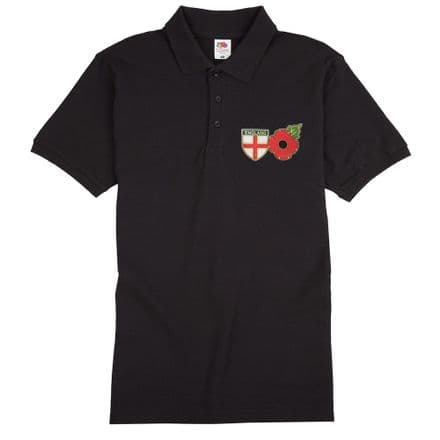 Poppy Polo Shirt "England Shield"      .