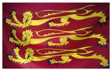 Richard The Lionheart Three Lions Flag