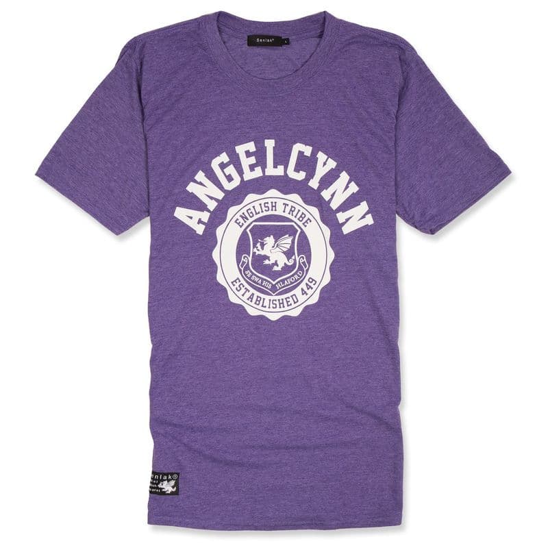 Senlak Angelcynn Anglo-Saxon T-shirt - Heather Purple