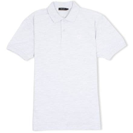 Senlak Classic Pique Polo Shirt - Ash Grey