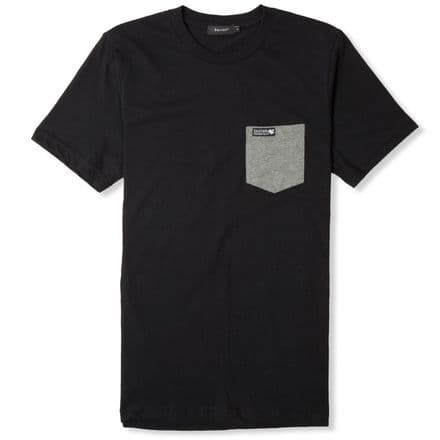 Senlak Contrast Pocket T-shirt - Black