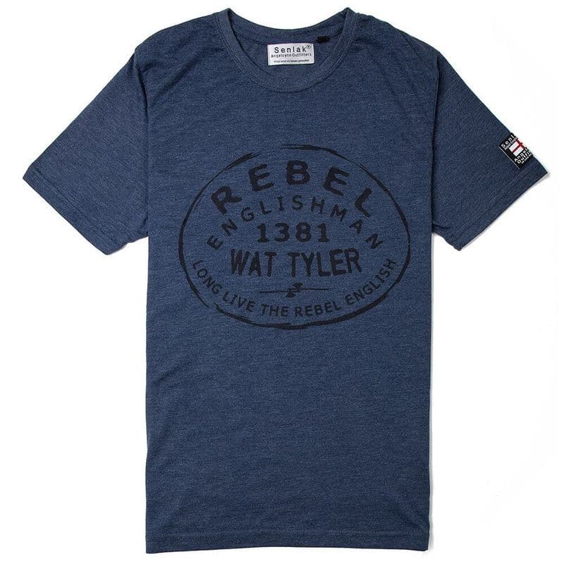 Wat Tyler T-shirt - Heather Navy