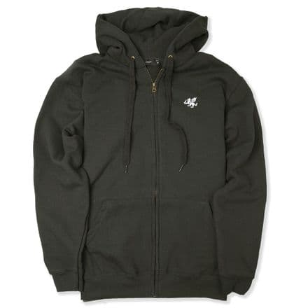 Senlak Zip Hooded Sweatshirt - Charcoal