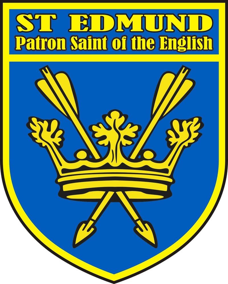 St Edmund Coat of Arms Car Sticker