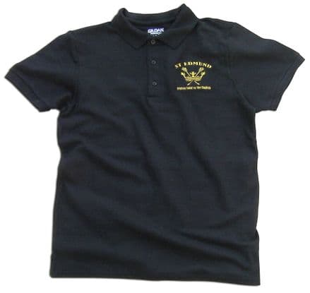 St Edmund Polo Shirt - Black