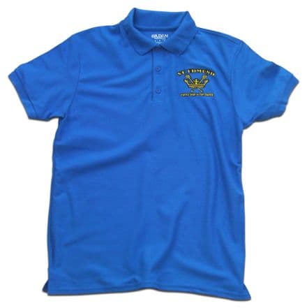St Edmund Polo Shirt - Royal Blue