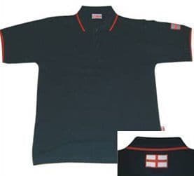 St George Cross Navy England Polo Shirt