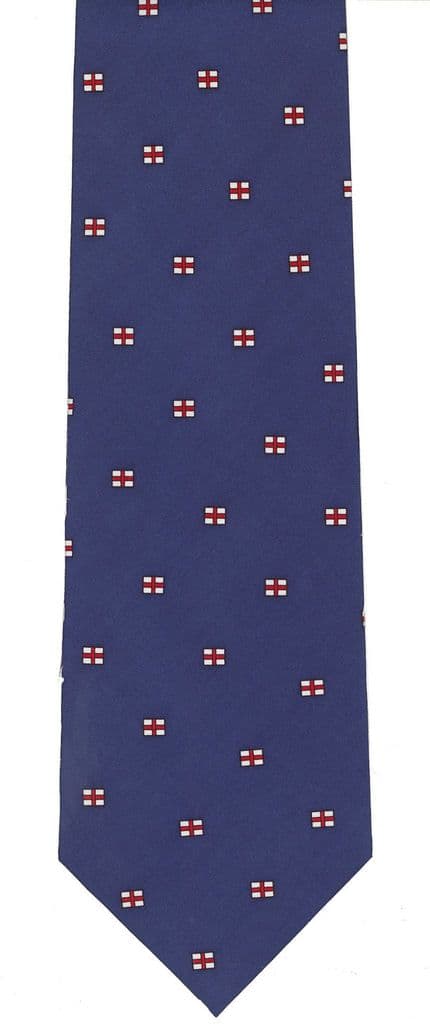 England Silk Tie with Cross of St George design