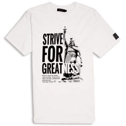 Strive For Greatness T-Shirt  - White