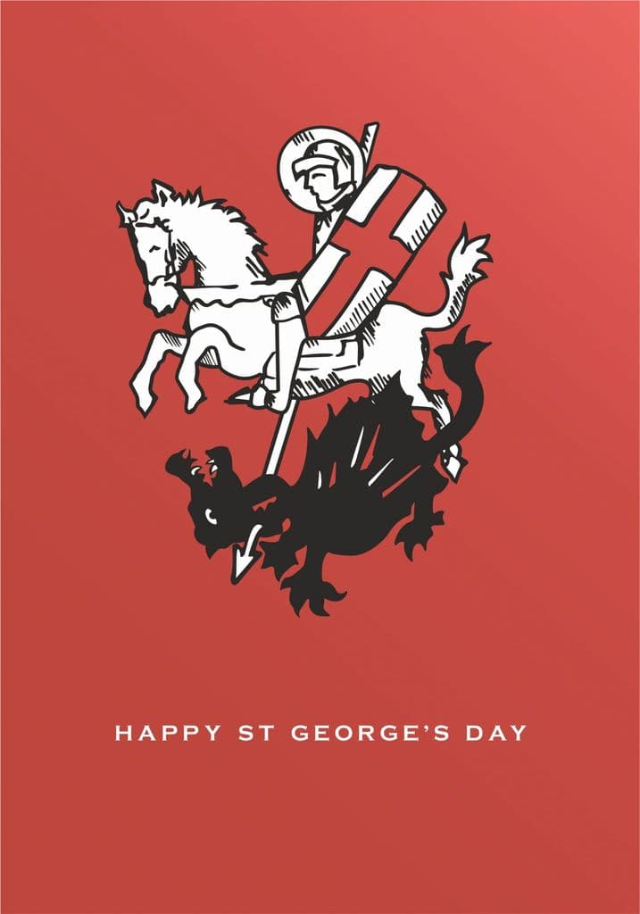 St George's Day Cards - The Dragon