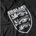 Three Lions England Hoodie - Black